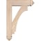 Ekena Millwork Imperial Arts and Crafts Smooth Bracket w/ Offset Brace, Douglas Fir, 5 1/2"W x 18"D x 26"H BKT0604X18X26IMP03SDF - alternate 3
